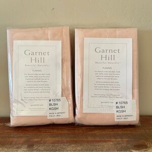 Garnet Hill Signature Flannel Shams